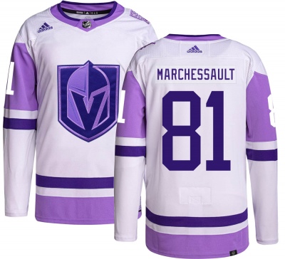 Youth Jonathan Marchessault Vegas Golden Knights Adidas Hockey Fights Cancer Jersey - Authentic