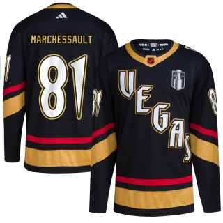Youth Jonathan Marchessault Vegas Golden Knights Adidas Reverse Retro 2.0 2023 Stanley Cup Final Jersey - Authentic Black