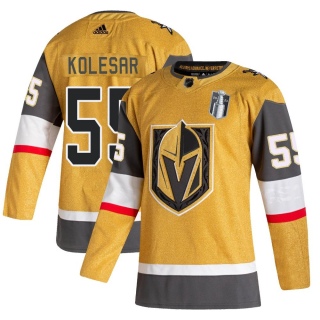 Youth Keegan Kolesar Vegas Golden Knights Adidas 2020/21 Alternate 2023 Stanley Cup Final Jersey - Authentic Gold