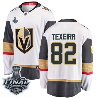 Youth Keoni Texeira Vegas Golden Knights Fanatics Branded Away 2018 Stanley Cup Final Patch Jersey - Breakaway White