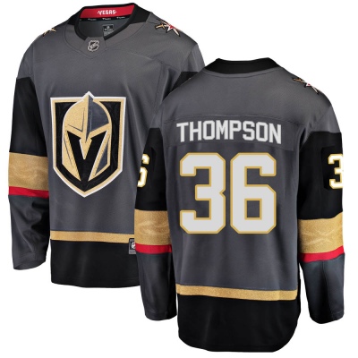 Youth Logan Thompson Vegas Golden Knights Fanatics Branded Home Jersey - Breakaway Black