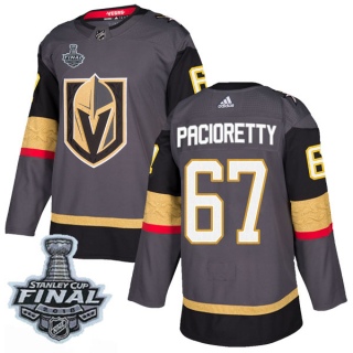 Youth Max Pacioretty Vegas Golden Knights Adidas Home 2018 Stanley Cup Final Patch Jersey - Authentic Gray