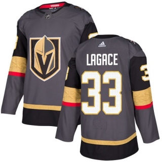 Youth Maxime Lagace Vegas Golden Knights Adidas Home Jersey - Authentic Gray