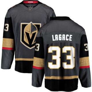 Youth Maxime Lagace Vegas Golden Knights Fanatics Branded Home Jersey - Breakaway Black