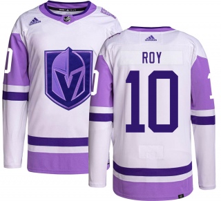Youth Nicolas Roy Vegas Golden Knights Adidas Hockey Fights Cancer Jersey - Authentic