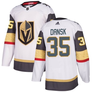 Youth Oscar Dansk Vegas Golden Knights Adidas Away Jersey - Authentic White