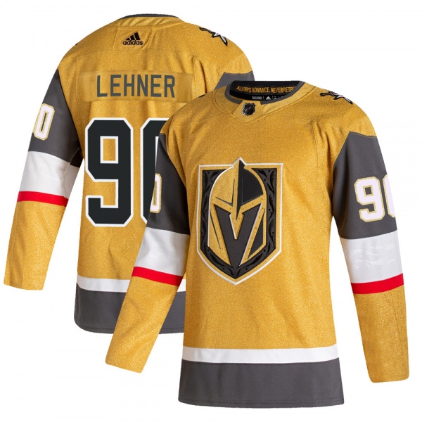 Youth Robin Lehner Vegas Golden Knights Adidas 2020/21 Alternate Jersey - Authentic Gold