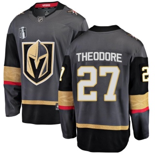 Youth Shea Theodore Vegas Golden Knights Fanatics Branded Home 2023 Stanley Cup Final Jersey - Breakaway Black