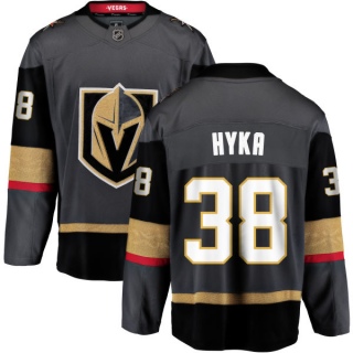 Youth Tomas Hyka Vegas Golden Knights Fanatics Branded Home Jersey - Breakaway Black