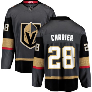 Youth William Carrier Vegas Golden Knights Fanatics Branded Home Jersey - Breakaway Black