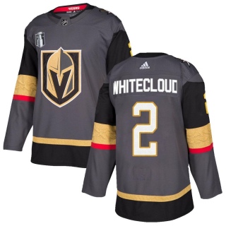 Youth Zach Whitecloud Vegas Golden Knights Adidas Home 2023 Stanley Cup Final Jersey - Authentic Gray